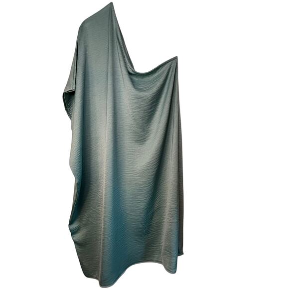 NWT Aura Green One Shoulder Tunic Dress - Size M - Picture 3 of 8
